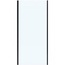 Vincea Slim Soft VSG-1SS800CLB Матовый черный/Прозрачное стекло 80х200 Боковая панель 0,6x80x200 см, Италия - фото 1