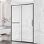Vincea Slim Soft VDS-1SS130CLGM Прозрачное стекло/Вороненая сталь 130 Душевая дверь 0,6x130x200 см, Италия - фото 1