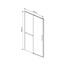 Vincea Slim Soft VDS-1SS140CLG Прозрачное стекло/Брашированное золото 140 Душевая дверь 0,6x140x200 см, Италия - фото 4 Vincea Slim Soft VDS-1SS140CLG Прозрачное стекло/Брашированное золото 140 Душевая дверь 0,6x140x200 см, Италия - фото 4