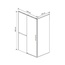 Vincea Slim Soft VSR-1SS9010CLB Стекло прозрачное/Черный 100х90 Душевой уголок 100x90x200 см, Италия - фото 7
