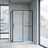 Vincea Slim Soft VSR-1SS9011CLB Стекло прозрачное/Черный 110х90