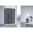 Vincea Slim Soft VSR-4SN9012CGB Стекло тонированное/Черный 120х90 Душевой уголок 120x90x195 см, Италия - фото 2
