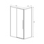 Vincea Slim Soft VSR-4SN9012CGB Стекло тонированное/Черный 120х90 Душевой уголок 120x90x195 см, Италия - фото 6