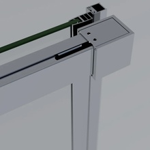 Vincea Soft 2 VSR-3SO28014CL Профиль Хром / Прозрачное стекло 140х80 Душевой уголок 80x140x200 см, Италия - фото 1 - фото 3