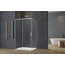 Vincea Soft 2 VSR-3SO28014CL Профиль Хром / Прозрачное стекло 140х80 Душевой уголок 80x140x200 см, Италия - фото 2
