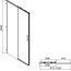 Vincea Soft 2 VSR-3SO29010CL Профиль Хром / Прозрачное стекло 100х90 Душевой уголок 90x100x200 см, Италия - фото 9