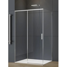 Vincea Soft 2 VSR-3SO29010CL Профиль Хром / Прозрачное стекло 100х90 Душевой уголок 90x100x200 см, Италия - фото 1 - фото 1
