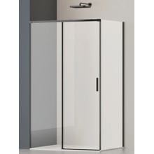 Vincea Soft 2 VSR-3SO29012CLB Профиль Чёрный матовый / Прозрачное стекло 120х90 Душевой уголок 90x120x200 см, Италия - фото 1 - фото 1