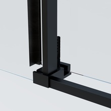Vincea Soft 2 VDS-3SO2140CLB Прозрачное стекло/Матовый черный 140 Душевая дверь 0,6x140x200 см, Италия - фото 1 - фото 4