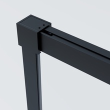 Vincea Soft 2 VDS-3SO2140CLB Прозрачное стекло/Матовый черный 140 Душевая дверь 0,6x140x200 см, Италия - фото 1 - фото 3