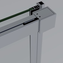 Vincea Soft 2 VDS-3SO2140CL Прозрачное стекло/Хром 140 Душевая дверь 0,8x140x200 см, Италия - фото 1 - фото 3