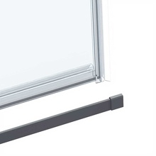 Vincea Сomo Soft VDS-1CS130CLGM Прозрачное стекло/Вороненая сталь 130 Душевая дверь 0,8x130x195 см, Италия - фото 1 - фото 3