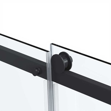 Vincea Сomo Soft VDS-1CS120CLB Прозрачное стекло/Черный 120 Душевая дверь 0,8x120x195 см, Италия - фото 1 - фото 2