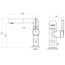 Vincea TG VBF-5TG1CH Для раковины Хром Смеситель 15x8,1x15,7 см, для раковины, Италия - фото 3 Vincea TG VBF-5TG1CH Для раковины Хром Смеситель 15x8,1x15,7 см, для раковины, Италия - фото 3