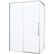 Vincea Ultima VSR-7UL9010CL Профиль Хром / Прозрачное стекло 100х90 Душевой уголок 90x100x200 см, Италия - фото 1 - фото 1