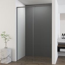 Vincea Ultima VDS-7UL120CLGM Прозрачное стекло/Вороненая сталь 120 Душевая дверь 0,8x120x200 см, Италия - фото 1 - фото 1