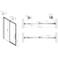 Vincea Ultima VDS-7UL120CL Прозрачное стекло/Хром 120 Душевая дверь 0,8x120x200 см, Италия - фото 6