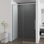 Vincea Ultima VDS-7UL120CL Прозрачное стекло/Хром 120 Душевая дверь 0,8x120x200 см, Италия - фото 1