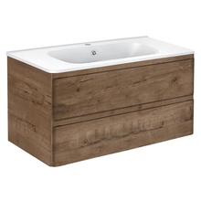 Vincea Vico VMC-2V100VO Винтажный дуб 100 Тумба для раковины 46,6x100x50 см, Италия - фото 1 - фото 1
