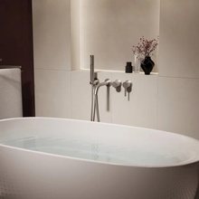 Vincea Villa VTFW-1VL1BN Встраиваемый для душа и ванны Никель брашированный Смеситель для ванны, Италия - фото 1 - фото 2