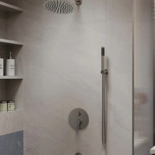 Vincea Villa VSFW-1VL3BN Встраиваемый Никель брашированный Душевой комплект Италия - фото 1 - фото 3