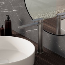 Vincea Vogue VBF-2VS2GM Для раковины Вороненая сталь Смеситель 21,7x5x28,2 см, для раковины, Италия - фото 1 - фото 2