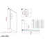 Vincea Walk-In VSW-1HWS900GFB Тонированное стекло/Матовый черный 90 Душевая перегородка 0,8x90x200 см, Италия - фото 3