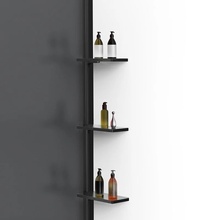 Vincea Walk-In VSW-1HWS900GFB Тонированное стекло/Матовый черный 90 Душевая перегородка 0,8x90x200 см, Италия - фото 1 - фото 2
