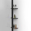 Vincea Walk-In VSW-1HWS900CLB Прозрачное стекло/Матовый черный 90 Душевая перегородка 0,8x90x200 см, Италия - фото 2 Vincea Walk-In VSW-1HWS900CLB Прозрачное стекло/Матовый черный 90 Душевая перегородка 0,8x90x200 см, Италия - фото 2