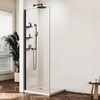 Vincea Walk-In VSW-1HWS100CLB Прозрачное стекло/Матовый черный 100