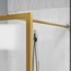 Vincea Walk-In VSW-1HP900FLBG Рифленое стекло/Брашированное золото 90 Душевая перегородка 0,8x90x200 см, Италия - фото 3