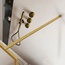 Vincea Walk-In VSW-1HP110FLBG Рифленое стекло/Брашированное золото 110 Душевая перегородка 0,8x110x200 см, Италия - фото 3 Vincea Walk-In VSW-1HP110FLBG Рифленое стекло/Брашированное золото 110 Душевая перегородка 0,8x110x200 см, Италия - фото 3