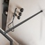 Vincea Walk-In VSW-1HP100FLGM Рифленое стекло/Вороненая сталь 100 Душевая перегородка 0,8x100x200 см, Италия - фото 3