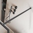 Vincea Walk-In VSW-1HP120FLGM Рифленое стекло/Вороненая сталь 120 Душевая перегородка 0,8x120x200 см, Италия - фото 3