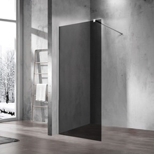 Vincea Walk-In VSW-1H800CG Тонированное стекло/Хром 80 Душевая перегородка 0,8x80x200 см, Италия - фото 1 - фото 1