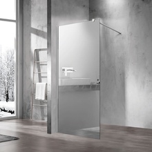 Vincea Walk-In VSW-1H900MR Зеркальное стекло/Хром 90 Душевая перегородка 0,8x90x200 см, Италия - фото 1 - фото 1