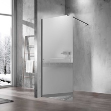 Vincea Walk-In VSW-1HR100CLB Прозрачное стекло/Матовый черный 100 Душевая перегородка 0,8x100x200 см, Италия - фото 1 - фото 1