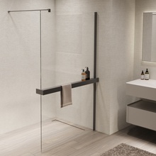 Vincea Walk-In VSW-1HR900CLGM Прозрачное стекло/Вороненая сталь 90 Душевая перегородка 0,8x90x200 см, Италия - фото 1 - фото 1