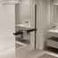 Vincea Walk-In VSW-1HR900MRB Зеркальное стекло/Матовый черный 90 Душевая перегородка 0,8x90x200 см, Италия - фото 1