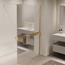 Vincea Walk-In VSW-1HR900MRG Зеркальное стекло/Брашированное золото 90 Душевая перегородка 0,8x90x200 см, Италия - фото 1