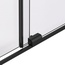 Vincea Walk-In VSW-1WSL120CLB Прозрачное стекло/Матовый черный 120 Душевая перегородка 0,8x120x200 см, Италия - фото 3