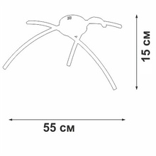 Vitaluce V2513Dt V2513DT-0/3PL Люстра потолочная Россия - фото 1 - фото 3