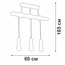 Vitaluce V2860 V2860-1/3PL Потолочный светильник 60x4x185 см, Россия - фото 7