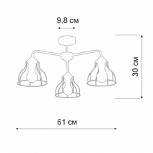 Vitaluce V3102 V3102-0/3PL Потолочный светильник Россия - фото 1 - фото 3