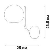 Vitaluce V39570 V39570-8/1A Бра 25x26,5 см, Россия - фото 1 - фото 3