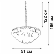 Vitaluce V5352 V5352-1/5 Люстра подвесная Россия - фото 1 - фото 3