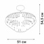 Vitaluce V5352 V5352-1/5PL Люстра Россия - фото 3 Vitaluce V5352 V5352-1/5PL Люстра Россия - фото 3