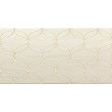Vitra Ethereal K082255 Золотой Геометрический Светло-бежевый Глянцевый Декор 30x60 см, Турция - фото 1 - фото 1