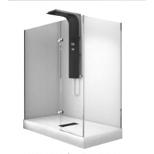 Vitra Enjoy 55251012000 170x75 передние панели и дверь, стекло прозрачное/хром Душевая кабина 75x170x210 см, Россия - фото 1 - фото 1