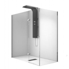 Vitra Enjoy 55281012000 160x75 передние панели с дверью стекло прозрачное/хром Душевая кабина 75x160x210 см, Россия - фото 1 - фото 1